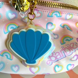 Stoney clover lane Barbie Shell iridescent keychain bag charm